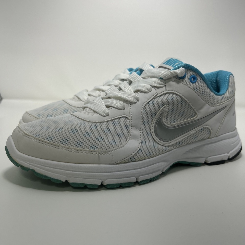 Nike Air Relentless Running Shoes Women's Size 9 White/Blue 443861–101